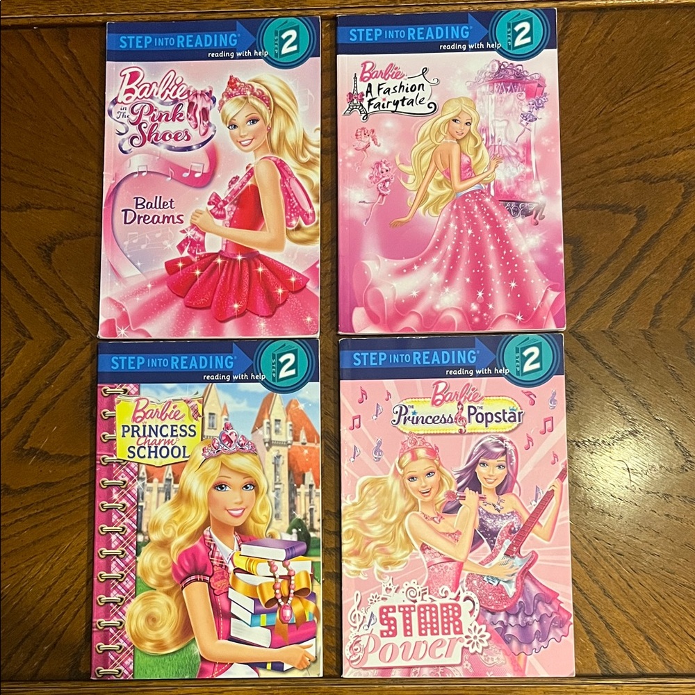 Barbie kids books | set of 2 readers | level 2 |Step into Reading